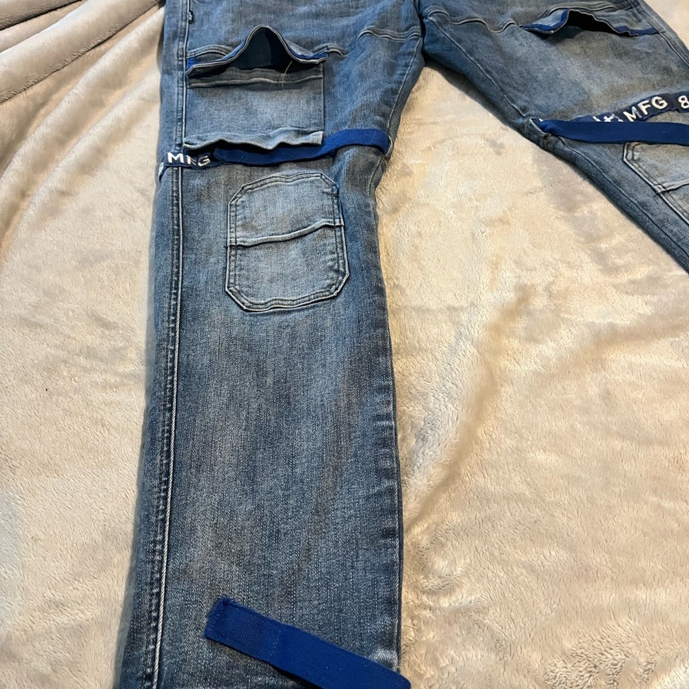 Vintage 8/9 MFG mens y2k jeans - Picture 2 of 10
